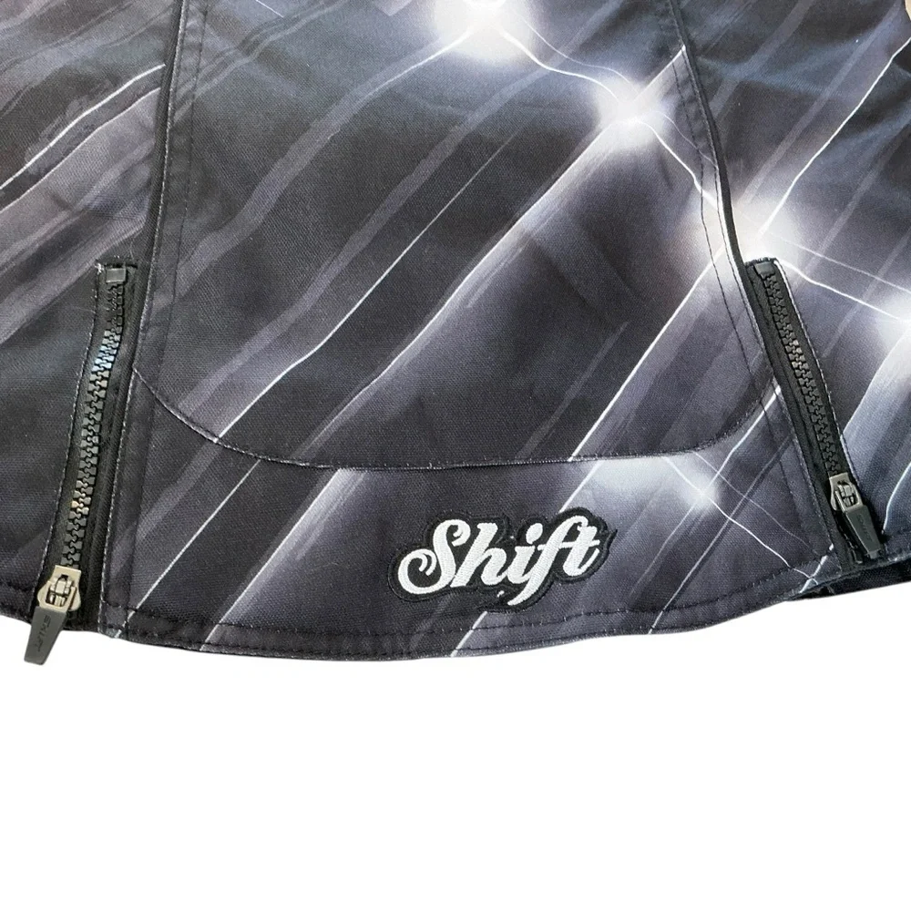 Shift Envy Motorcycle Jacket Women’s S Black Padded Removable Liner Textile